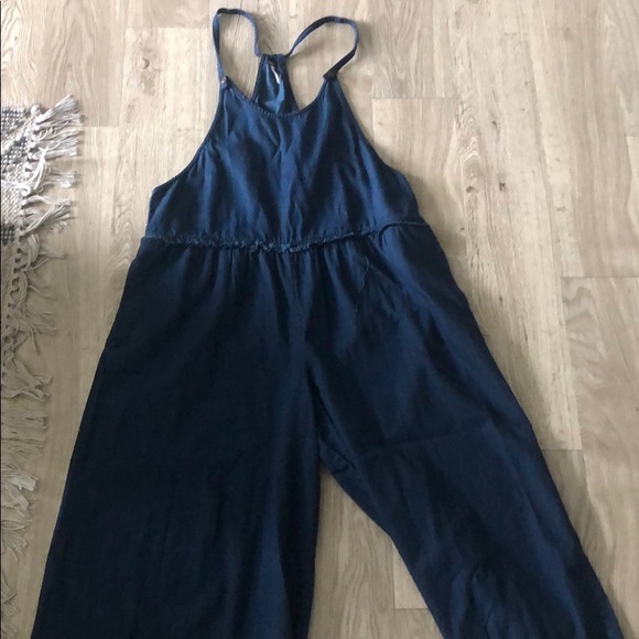 Free People Pants - Free people denim jumpsuit